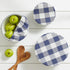 DII Reusable Cloth Bowl Cover Collection Machine Washable, Cotton with Elastic Stretch for Food Storage, 10.25"/8.25"/7.5" Diameter, Farmhouse Pla...