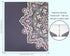 Vera Bradley Hardcover 3 Ring Binder, 1 Inch Round Rings with Interior Pockets, Bonbon Medallion...