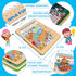 2 Pack Reusable Activity Game for Kids Ages 4-8, 8-12,Travel Games Include 56 Different Game,1-2 Players,Toy & Learning Tool for Road Trip Airplan...