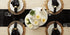 DII Velvet Collection Tabletop, Table Runner, 14x108, Black...