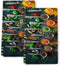 Colourful Herbs Spices Cooking Black Dish Kitchen Towels Set of 2 Soft Absorbent Hand Towels Tea Towels Gifts Bathroom Home Decorative 16x24 Inch...