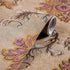Y9839 Damask Peel and Stick Wallpaper 17.7" x 9.8ft Removable Contact Paper Self-Adhesive Damask Furniture Paper Shelf Drawer Liner Vinyl Film Rol...