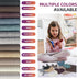 Azobur Coarse Linen Repair Patches, 6 Piece Self-Adhesive Linen Fabric Patches, Multi Color, Can be Used for Linen Sofa Repair and Linen Clothes R...