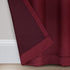 ECLIPSE Solid Thermapanel Modern Room Darkening Rod Pocket Window Curtain for Bedroom (1 Panel), 54" x 84", Merlot...