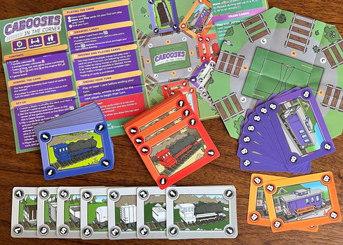 Easy, Fun, Educational - Family Friendly Train Building Card Game - 2-5 Players - Colors, Numbers - English, Spanish - Ages 7+...