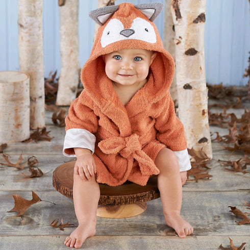 Baby Aspen "Rub-a-dub, Fox in the Tub Fox Hooded Baby Bath Towel/Baby/Toddler Robe, Baby Shower Gifts, 0-9 Months...