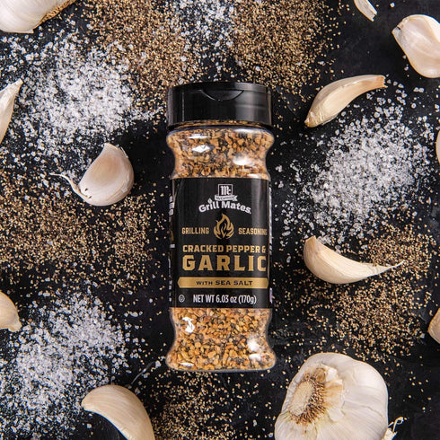 McCormick Grill Mates Cracked Pepper & Garlic Grilling Seasoning, 6.03 oz...