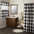 SKL Home Grandin Cafe Curtain Tier Pair, 57x24, Black/Natural...