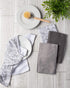 DII Cleaning Collection Multi-Purpose Microfiber, Gray Damask, Dishtowel Set...