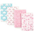 Luvable Friends Unisex Baby Cotton Flannel Burp Cloths, Rainbow, One Size...