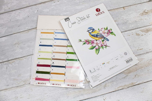 Cross Stitch Kit Luca-S - The blue tit B1195...
