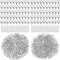 600 Pieces Lobster Clasps and Open Jump Rings Set Lobster Claw Clasps and Closures for Jewelry Making and Bracelets Bracelet Hooks Jewelry Clips(W...