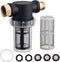 Garden Hose Filter, Sediment Filter Attachment for Pressure Washer Inlet Water, Inline Water Filter for Garden Hose with 40 Mesh and 100 Mesh Scre...