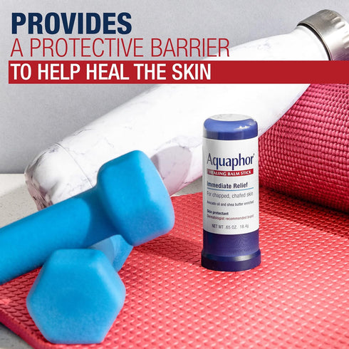 Aquaphor Healing Balm Stick, Skin Protectant with Avocado Oil and Shea Butter, 0.65 Oz Stick...