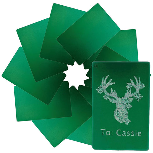 Metal Engraving Blanks for Etching w/Silhouette Cameo 4 Pro Plus, Brother Scan and Cut, Maker, Explore Air 2 or Laser Engraving Blanks - Anodized ...