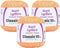 Aunt Lydia's Bulk Buy Crochet Cotton Classic Crochet Thread Size 10 (3-Pack) Light Peach 154-424...
