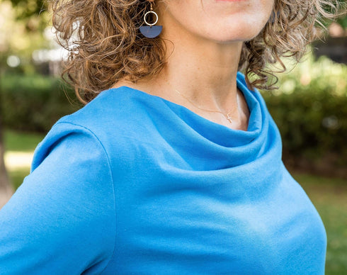 Easton Cowl-Neck Tee Sewing Pattern...