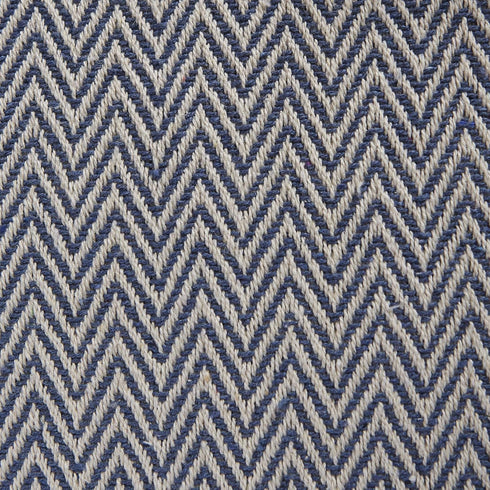 DII Woven Basic Tabletop Collection Chevron Table Runner, 15x72, French Blue...