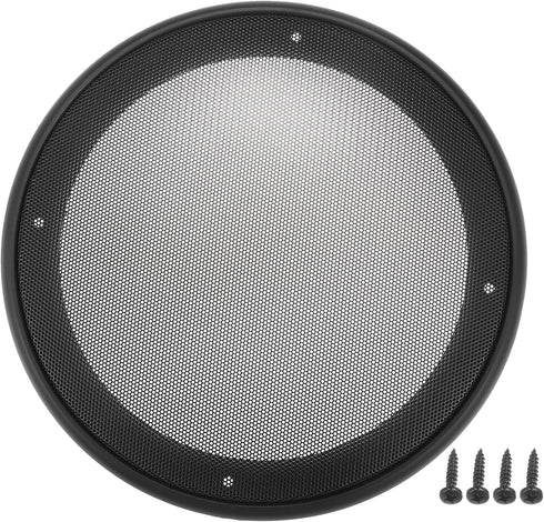ACROPIX Universal 8" Car Speaker Grills Cover Mesh Round 8 Inch Audio Speaker Subwoofer Guard Protector Case with Mounting Screws Iron ABS Black -...
