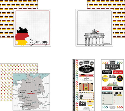 Scrapbook Customs Germany Adventure Scrapbook Kit...