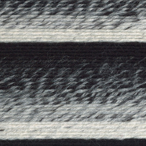 Lion Brand Yarn (1 Skein) Scarfie Bulky Yarn, Cream/Black...