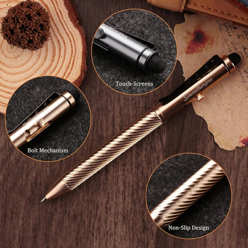 SMOOTHERPRO Stylus Bolt Action Pen Fidget Lightweight Durable for EDC Signature Fast Reaction Stylus Compatible with iPad iPhone Kindle Tablets an...