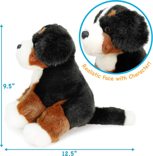 VIAHART Bastien The Bernese Mountain Dog | 13 Inch Stuffed Animal Plush | by TigerHart Toys...