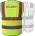 JKSafety 9 Pockets Security Hi-Vis Reflective Safety Vest | HQ Mesh Lite Neon Yellow Body Color Orange Trimming | ANSI/ISEA Compliance (JK100 SEC ...