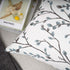 YOUR SMILE Classical Embroidery Jacquard Teal Leaf Pattern Square Decorative Throw Pillow Case Cushion Cover 18x18 inch...
