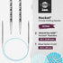 skacel by addi Circular Knitting Needles, 16 Inch (40 cm) Rocket 2 (Squared) Plated Brass Knitting Needle Pair with Nylon Cord, 2.5 mm (US Size 1)...