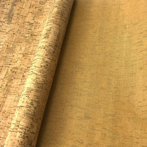 Thin Cork Fabric by The Yard Eco-Friendly Faux Leather Embellished Craft Fabric Sheet, 59 X 12.6 Inches for Earrings and Other HandCrafts DIY Proj...