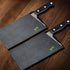 EVERPRIDE Butcher Chef Knife Edge Guards (2-Piece Set) Wide Knives Blade Edge Protectors - Meat Cleaver Knife Sheath Set - BPA-Free Chef Knife Cov...