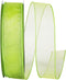 Reliant Ribbon 99908W-042-09K Sheer Lovely Value Wired Edge Ribbon, 1-1/2 Inch X 50 Yards, Apple Green...