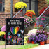 Hate Has No Home Here Pride Garden Flag 12x18 Double Sided Burlap, Small Rainbow Love Heart Gay Lesbian LGBT Pansexual Garden Yard Flags Sign Bann...