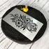 Aleks Melnyk No.273 Metal Stencil, Sunflower in a bouquet with wildflowers, Leaf Blossom, Small Stencil, 1 PC, Template for Wood Burning, Engravin...