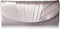 Jessica McClintock Angel Satin Tuxedo Flap Evening Clutch...