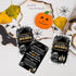 Halloween Party Game - You've Been Booed, I've Been Booed! Game Kit - Double-Sided Skull and Candles Theme, Halloween Party Decorations & Activiti...