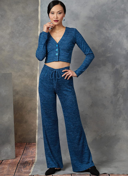 Vogue Misses' Cardigan, Tunic and Pants Sewing Pattern Kit, Design Code V1914, Sizes LRG-XLG-XXL...