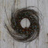 CVHOMEDECO. Primitives Rustic Pip Berries and Twig with Rusty Barn Stars Wreath, 10-Inch, Country Mix...