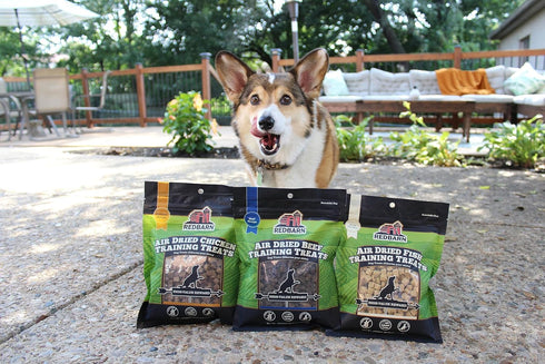 Redbarn All-Natural Air Dried Chicken Training Treats for Puppies & Dogs – Grain-Free Single Protein Rewards Made in USA for Small, Medium, & Larg...