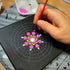 Mandala Stencil - 4 piece set including Super Flexible template - by Happy Dotting Company - stencils for mandala art and dot painting on mugs, bo...