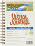 Strathmore 460-55 400 Series Visual Watercolor Journal, 140 LB Cold Press, 5.5"x8", 22 Sheets , White...