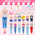 46 Pcs Doll Clothes and Accessories Kit, Including 2 Princess Gowns 4 Fashion Dresses 2 Tops 2 Pants 2 Bikini Swimsuits 10 Shoes 10 hangers 15 Jew...