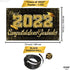 Class of 2022 Congratulations Graduate Banner -72x44 Inch Graduation Banner | Congratulations Banner Black and Gold Graduation Decorations 2022 | ...