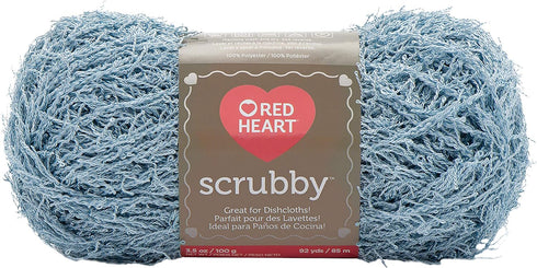RED HEART Scrubby Yarn, Glacier...