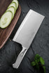 Meat Cleaver 7 inch Butcher Knife - Stainless Steel Chinese Chef Knife - Cleaver Knife for Restaurants and Home...