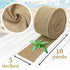 Burlap Ribbon 3 Inch Wide - Burlap Roll Fabric Ribbon, 10 Yard Burlap Ribbon for Crafts, Burlap Flower Wrap, Rustic Ribbon for Gifts, Holidays and...