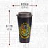 Paladone Hogwarts Crest Plastic Travel Mug - Officially Licensed Harry Potter Merchandise...