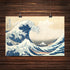 The Great Wave off Kanagawa by Katsushika Hokusai Poster Print. 24in Tall X 36in Wide. 10mil PVC-Free, Environmentally Friendly Print. #6113B-24x3...