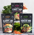 Urban Accents Plant Based Meatless Mixes – Gluten Free Plant Based Protein & Seasoning Blends – Vegetarian Korean BBQ Mix, Sloppy Joe Mix & Taco M...